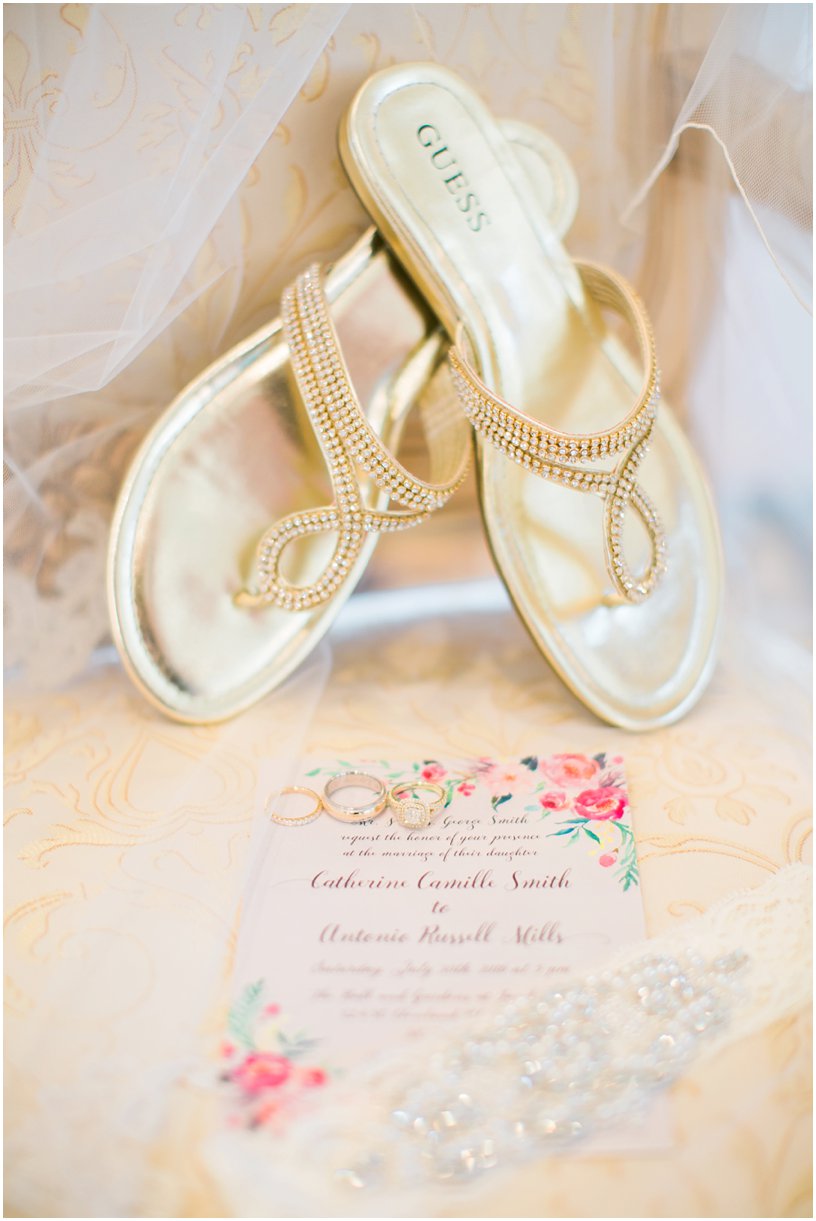 gold bridal shoes 